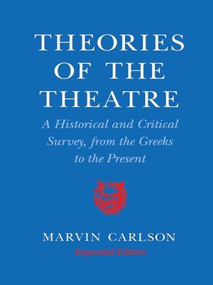 cover image of Theories of the Theatre